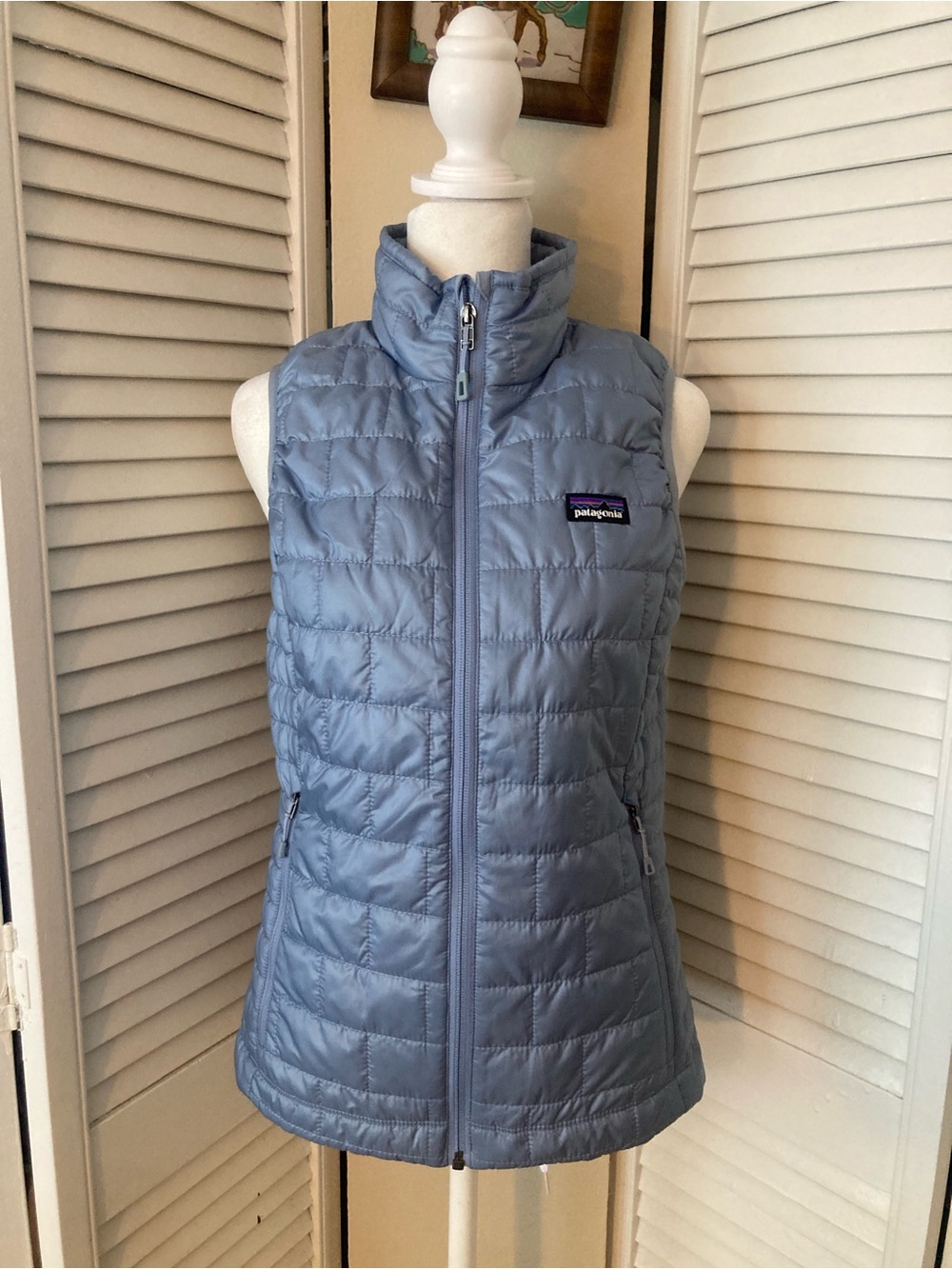 Patagonia Women’s Nano Puff Vest in Blue Sage XS